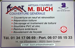 ARTISAN BUCH (95210) à Saint-Gratien