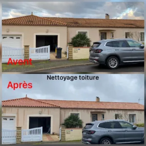 Artisan Fleury traitement et nettoyage façade – toiture – peinture facade – toiture – muret à Machecoul