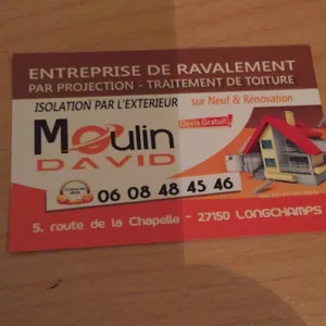 Ravalement Moulin David à Longchamps