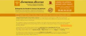 Entreprise Ricotier Artisan Peintre à Auboué
