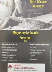 Maçonnerie Savoie Services à Bassens