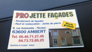 Projette facades à Ambert