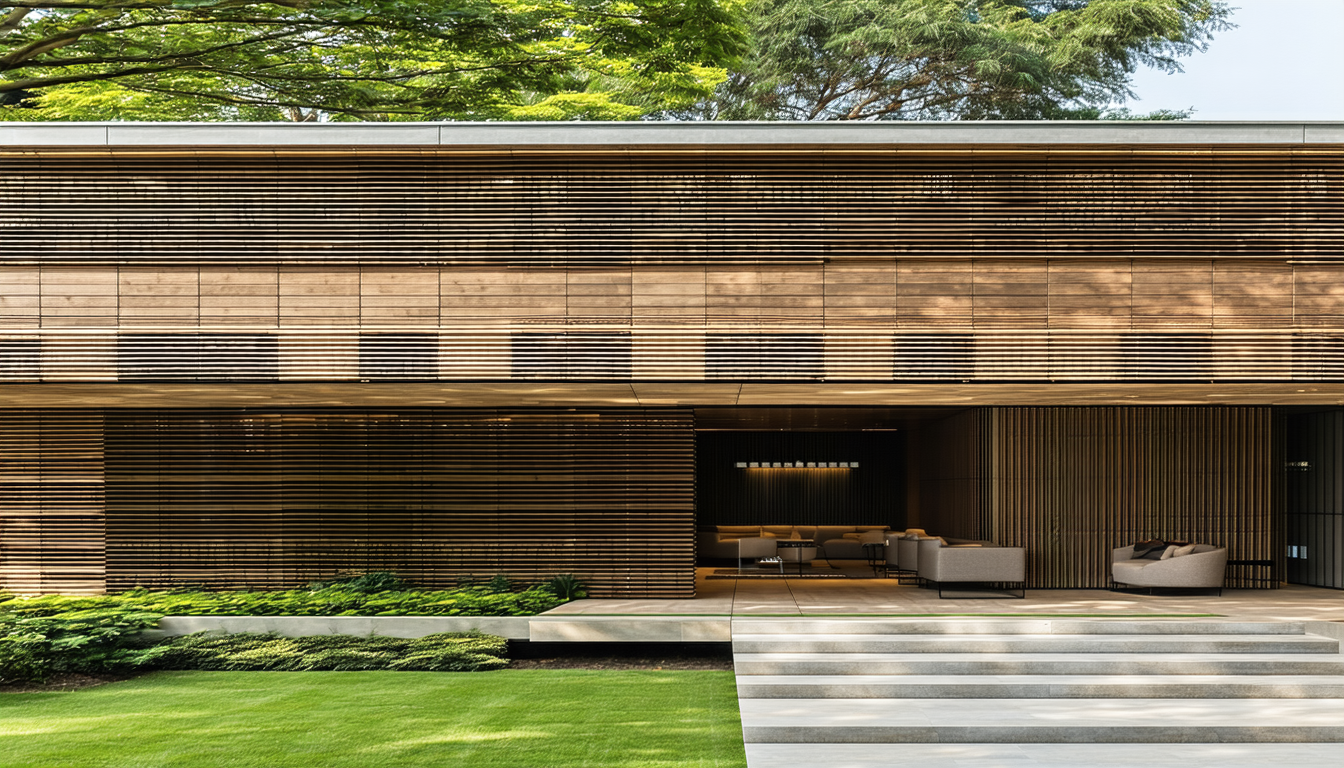 découvrez le bardage bois ajouré, une solution esthétique et fonctionnelle pour votre façade. grâce à un calepinage ventilé, offrez à votre maison une ventilation optimale tout en mettant en valeur l'élégance du bois. idéal pour un extérieur qui respire!